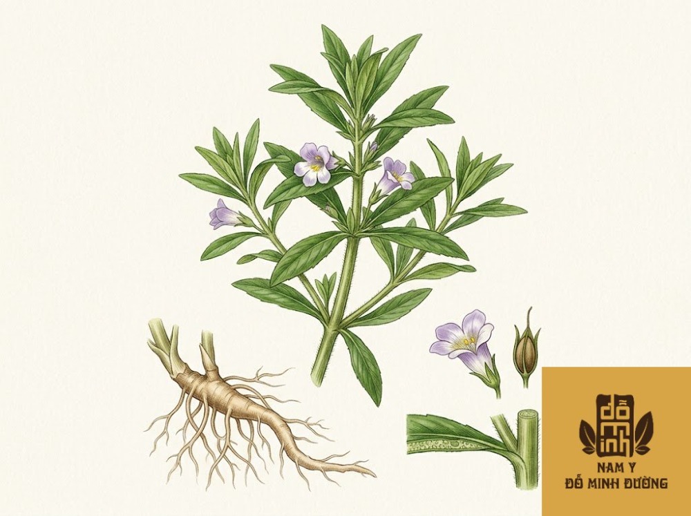 cây rau ngổ bổ thận