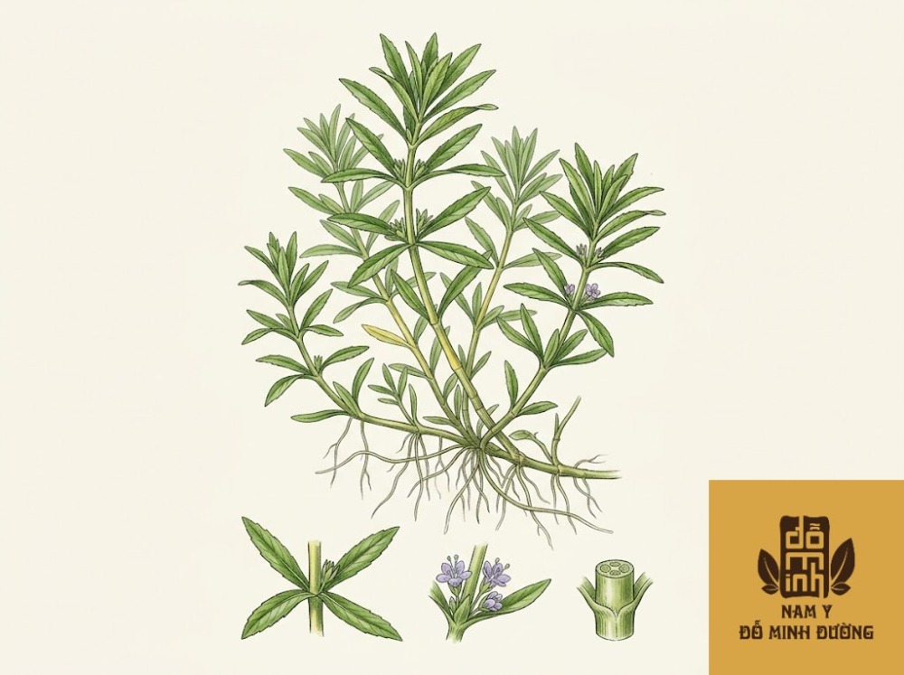 cây rau ngổ giúp thận hoạt động tốt