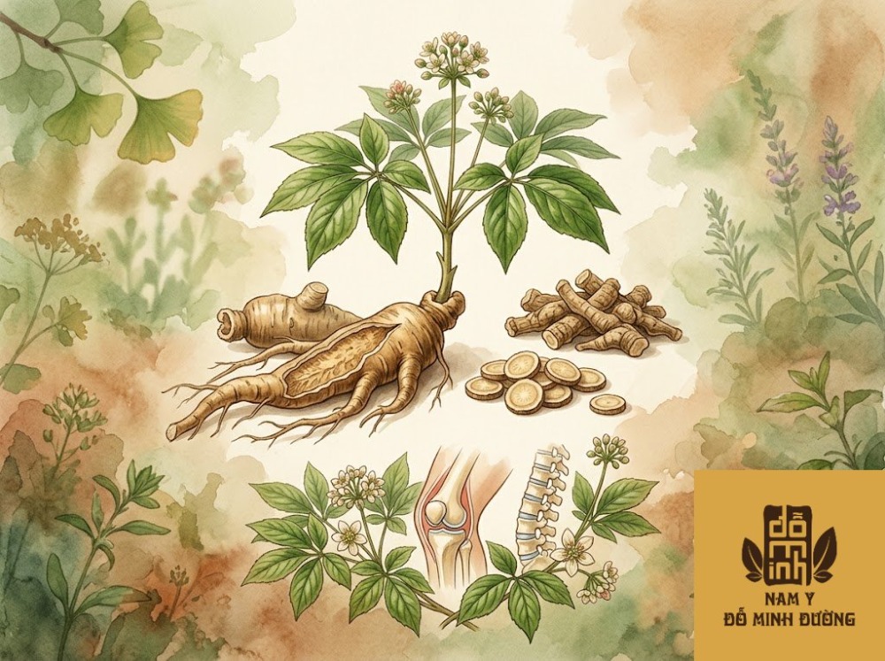 cây tam thất chữa đau nhức xương khớp