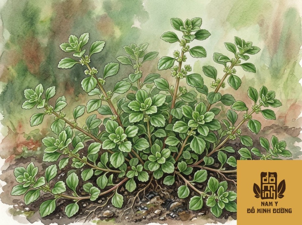 cây thuốc dòi trị viêm da có mủ