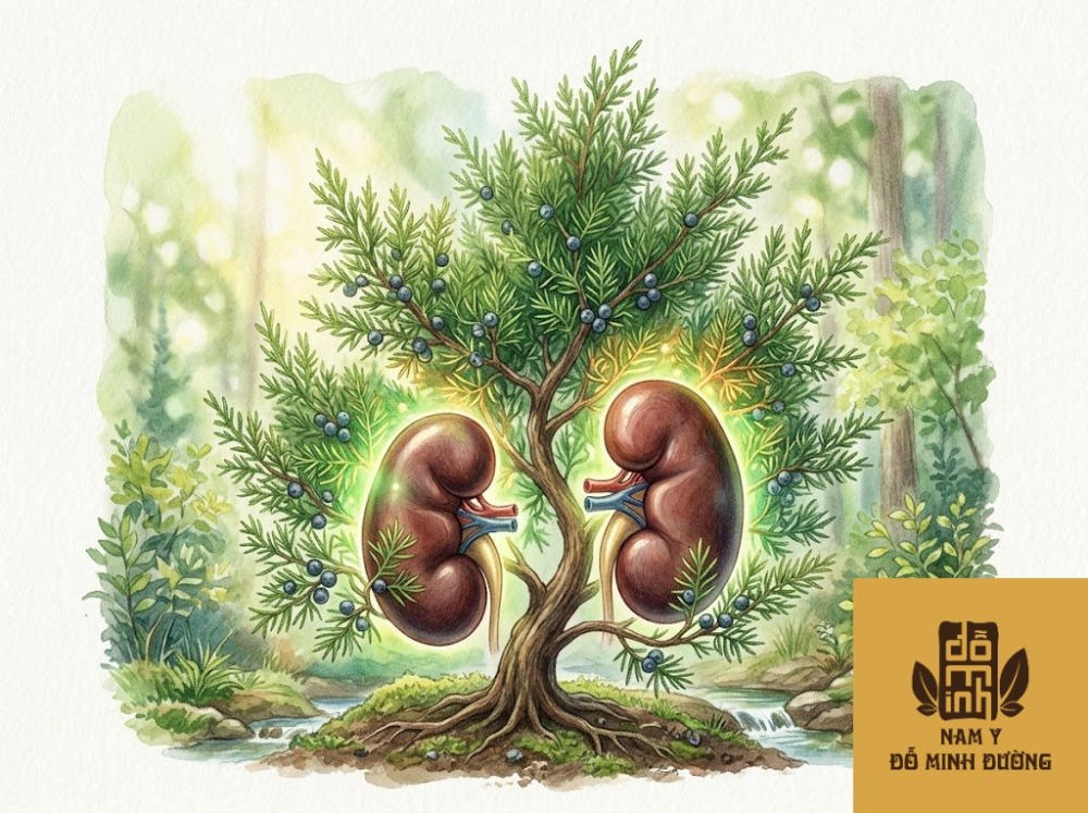 cây tùng giúp cải thiện thận yếu