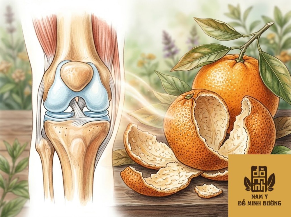 cây vỏ quýt giúp giảm viêm xương khớp
