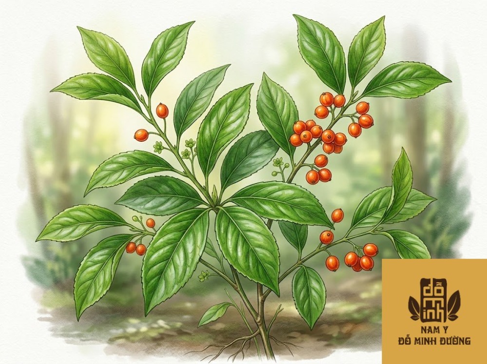 cây xạ đen chữa viêm cơ