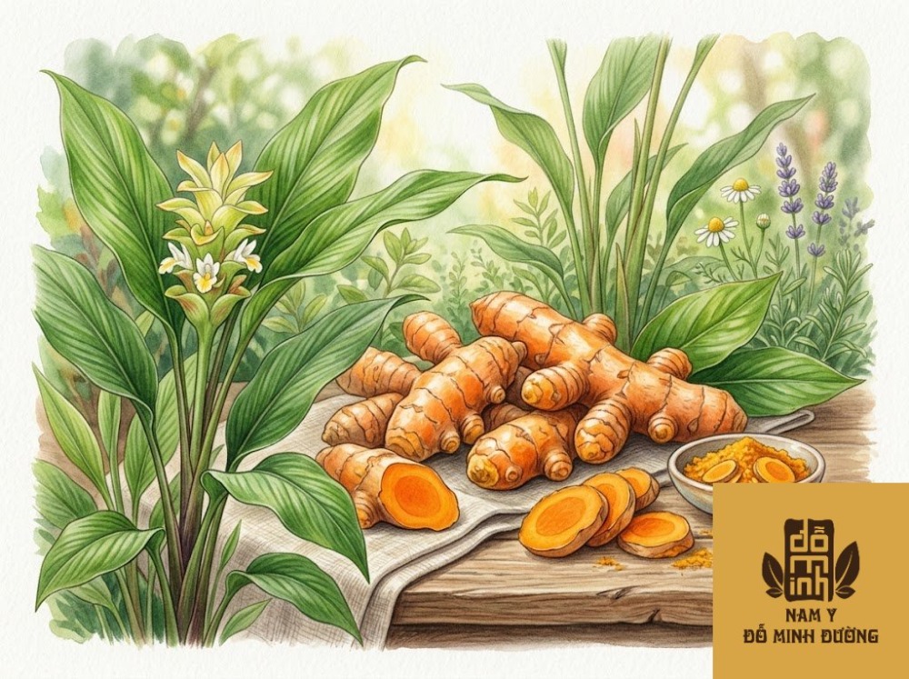 củ nghệ giúp ngủ ngon