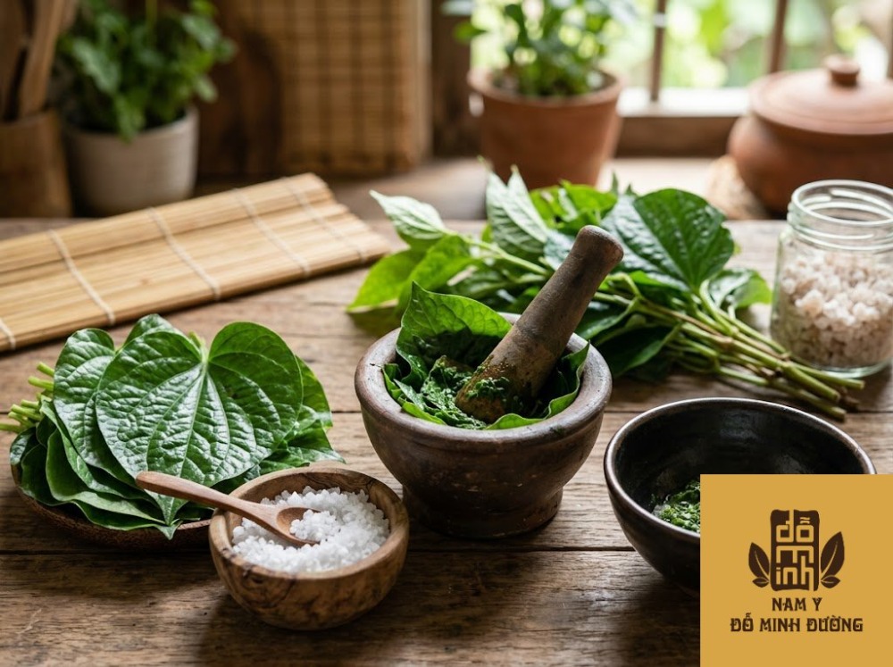 điều trị chàm tổ đỉa bằng lá lốt và muối điều trị chàm tổ đỉa bằng lá lốt và muối