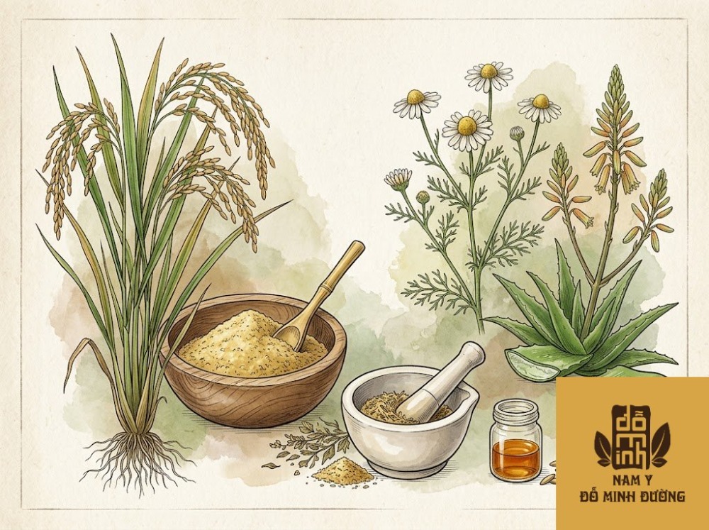 dùng bột cám gạo đắp mặt nạ cho da viêm tiết bã dùng bột cám gạo đắp mặt nạ cho da viêm tiết bã