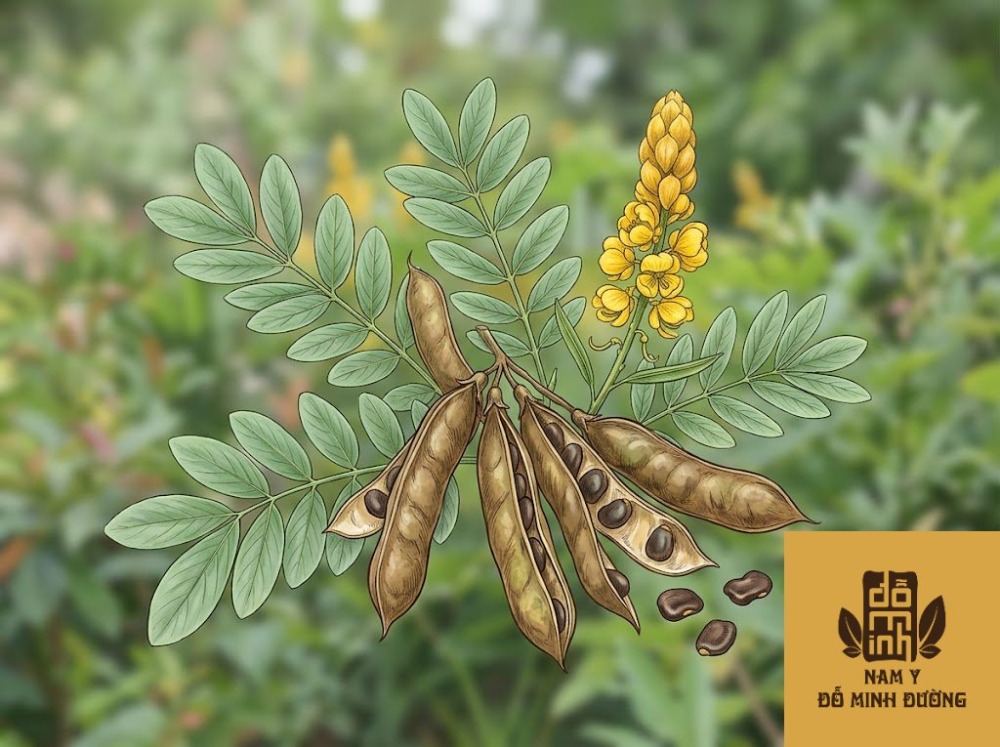 hạt muồng trâu trị hắc lào, viêm da