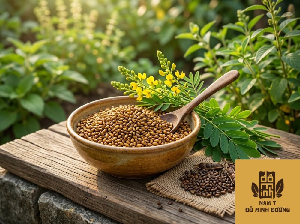 hạt thảo quyết minh sao vàng trị mẩn ngứa do nóng gan