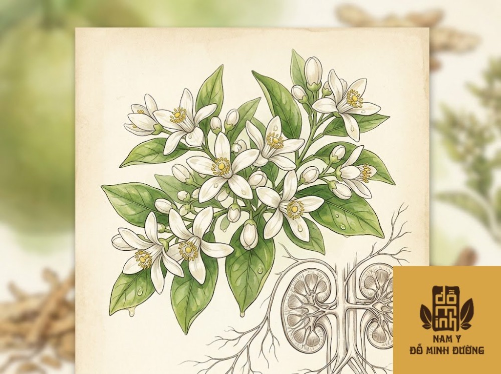 hoa bưởi giúp bảo vệ thận