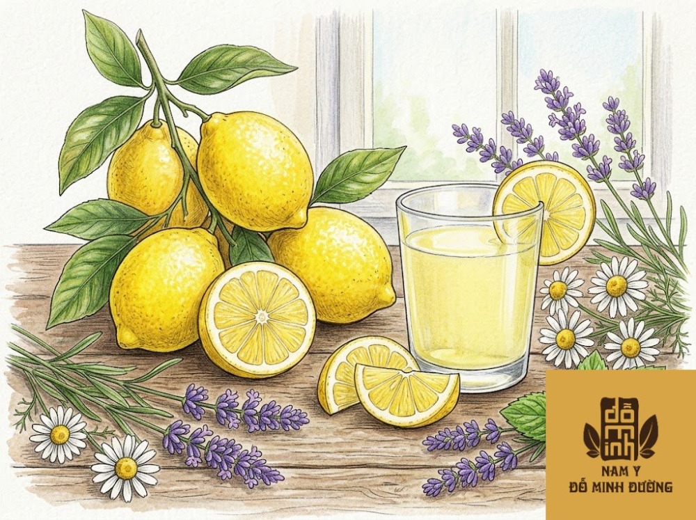 nước cốt chanh tươi giúp ngủ ngon