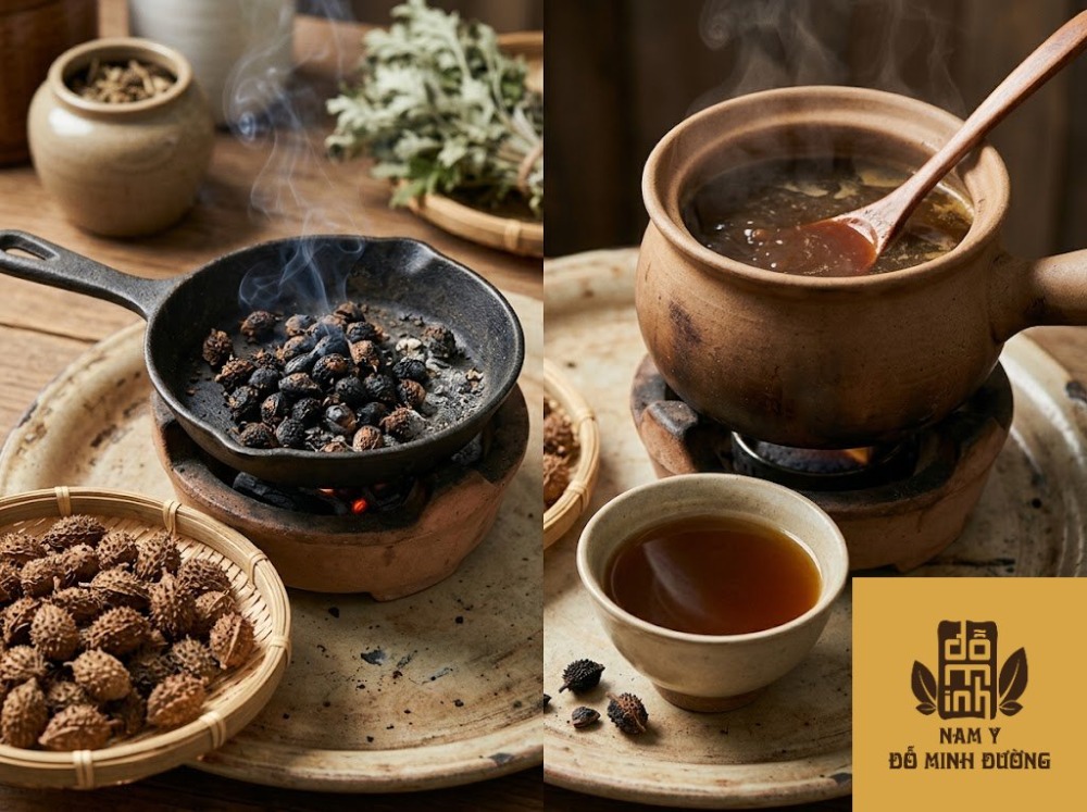 thương nhĩ tử (hạt ké) sao cháy sắc uống trị phong chẩn thương nhĩ tử (hạt ké) sao cháy sắc uống trị phong chẩn