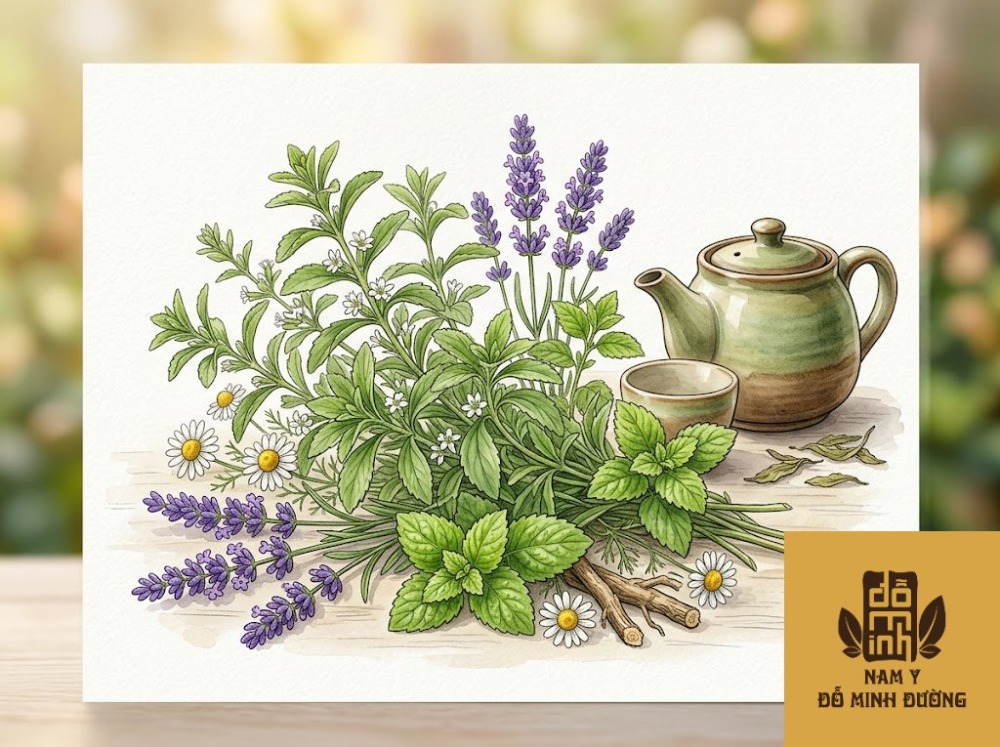 trà cỏ ngọt trị mất ngủ