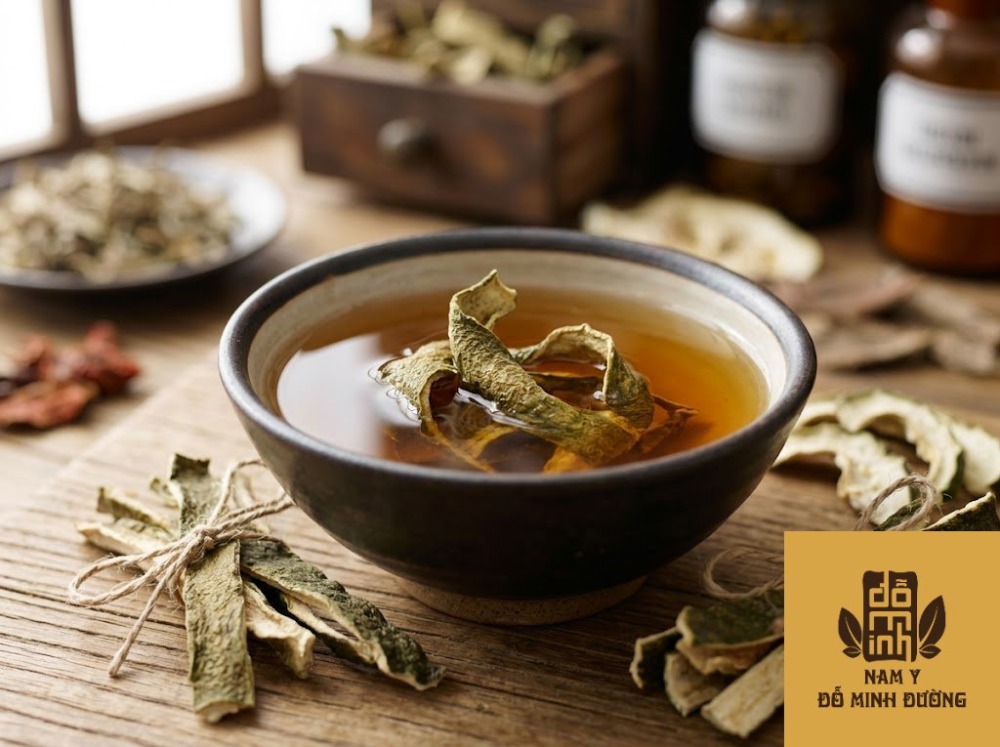 vỏ bí đao sắc uống trị phù nề do dị ứng