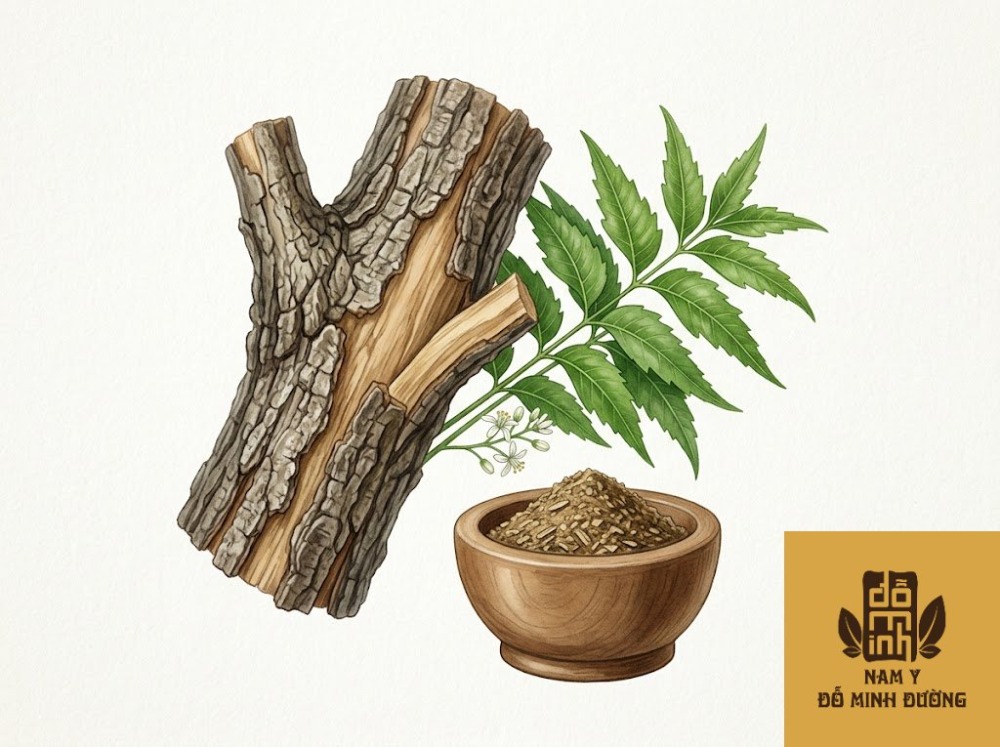 vỏ cây sầu đâu trị viêm da nhiễm khuẩn vỏ cây sầu đâu trị viêm da nhiễm khuẩn