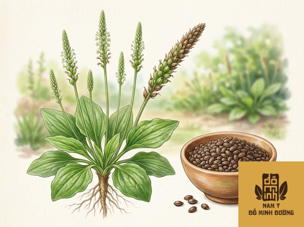 xa tiền tử (hạt mã đề) lợi thấp, trị mụn nước ngoài da xa tiền tử (hạt mã đề) lợi thấp, trị mụn nước ngoài da