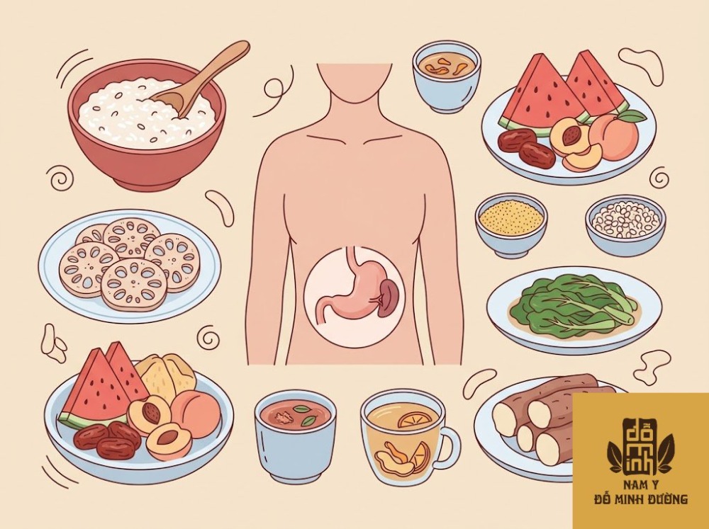 các món ăn dưỡng tỳ vị mùa hè