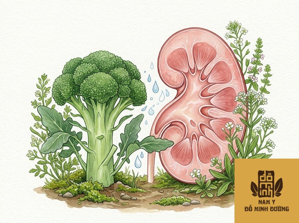 cây bông cải xanh hỗ trợ thận