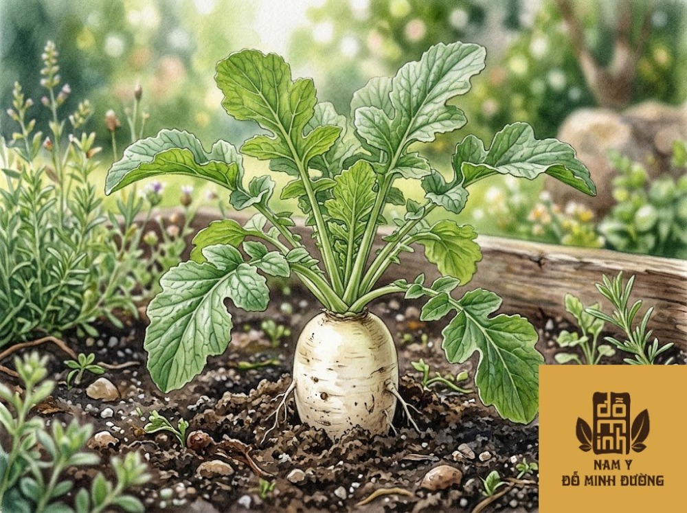 cây củ cải trị đau cơ lưng