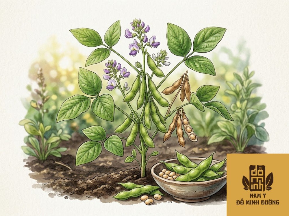 cây đậu nành hỗ trợ chữa đau cơ cây đậu nành hỗ trợ chữa đau cơ