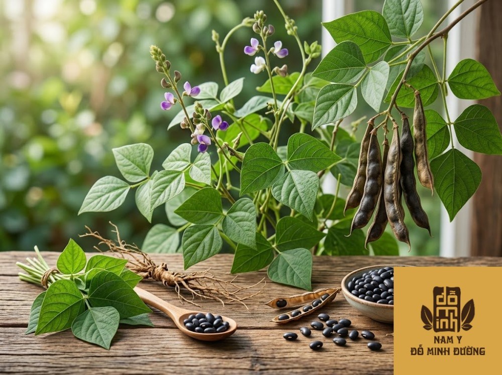 cây đỗ đen giúp chữa đau nhức cơ