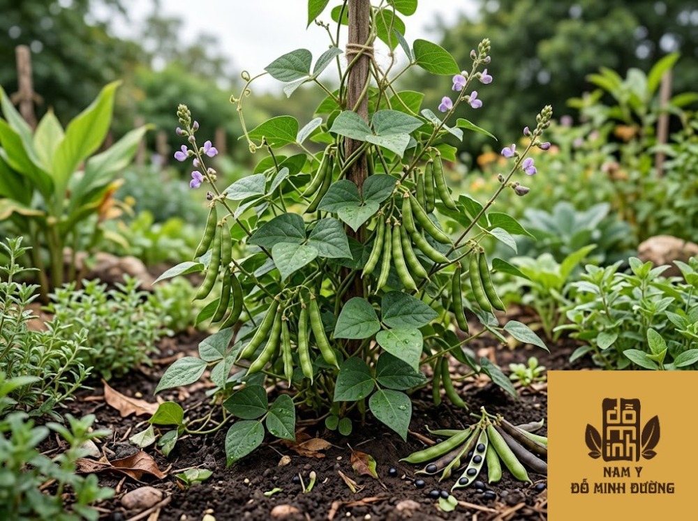 cây đỗ đen trị viêm cơ khớp