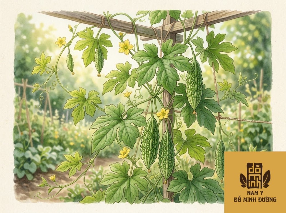 cây mướp đắng chữa đau nhức khớp