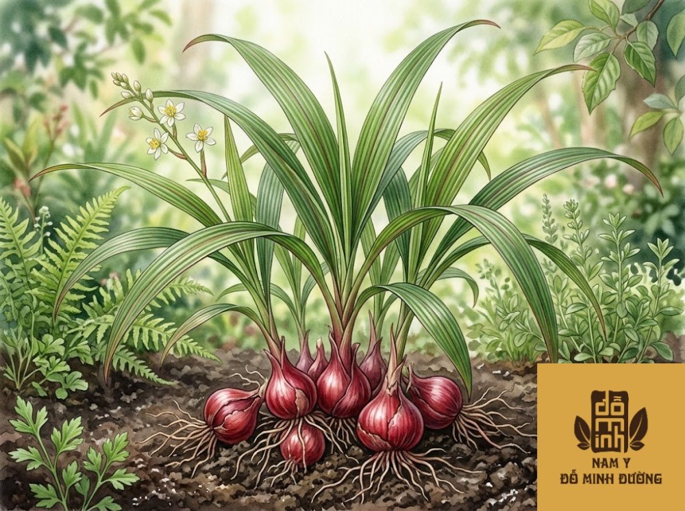 cây sâm đại hành chữa đau cơ khớp