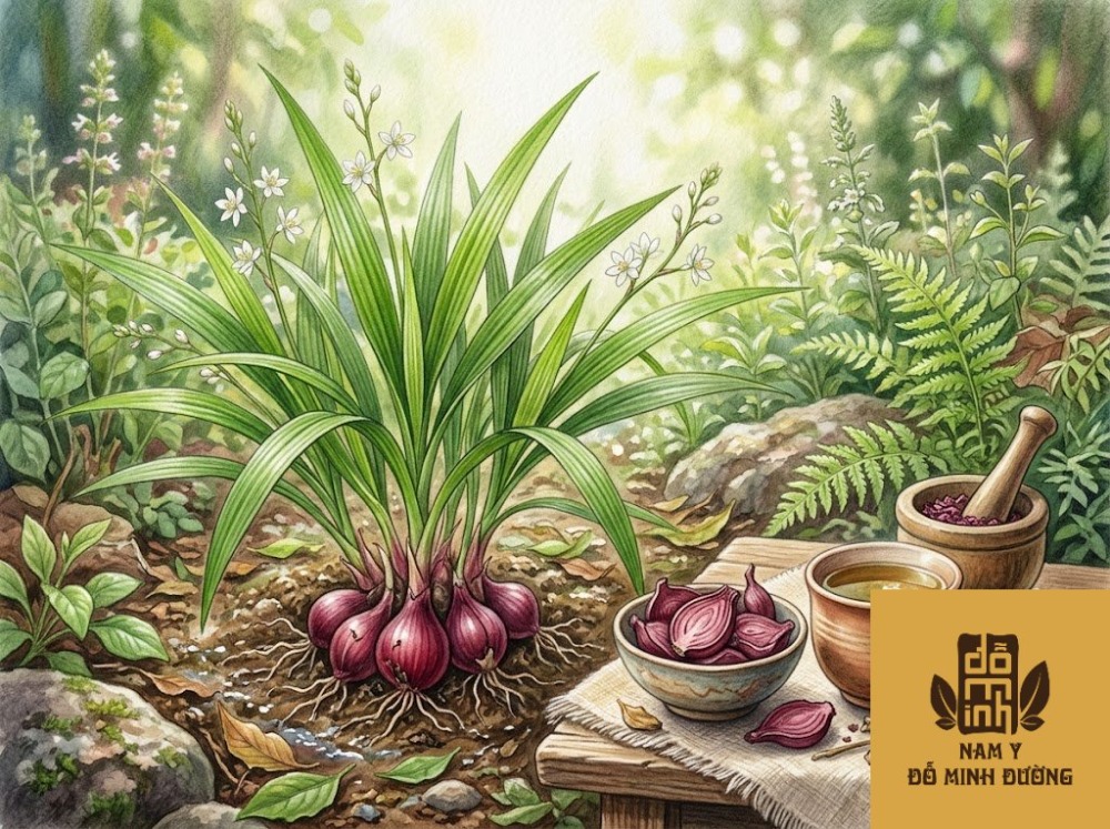 cây sâm đại hành chữa thoái hóa khớp