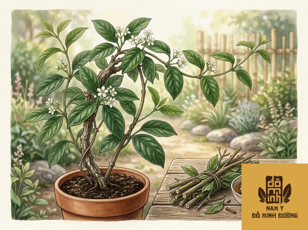 cây vôi chữa thoái hóa khớp