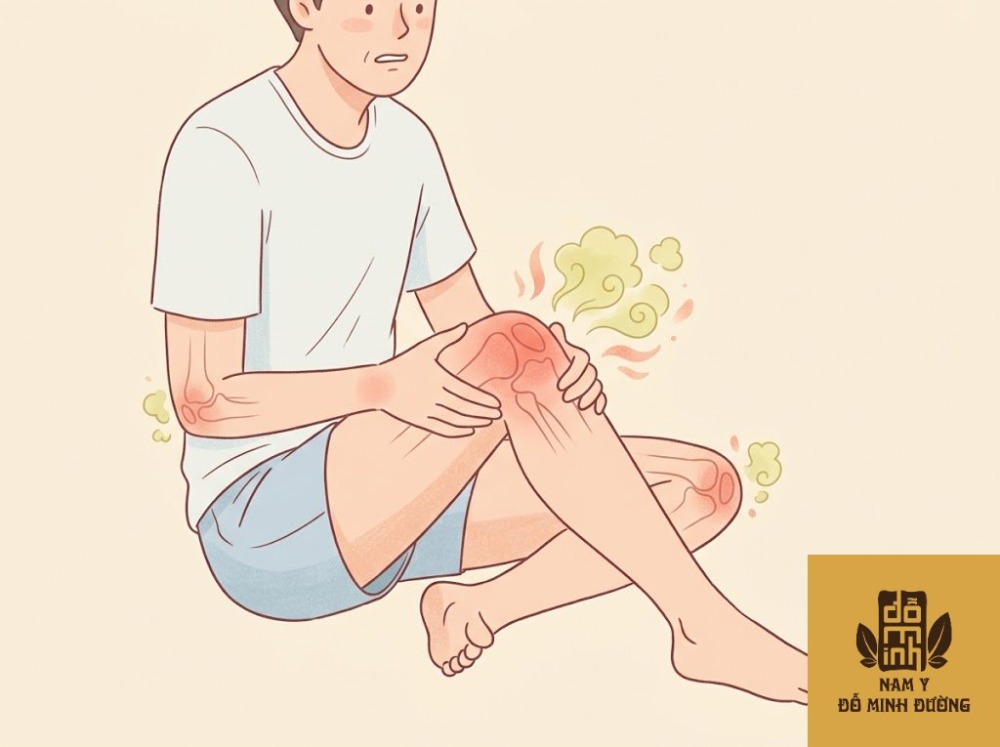 mùa hè vẫn đau xương khớp: do thấp nhiệt tích tụ