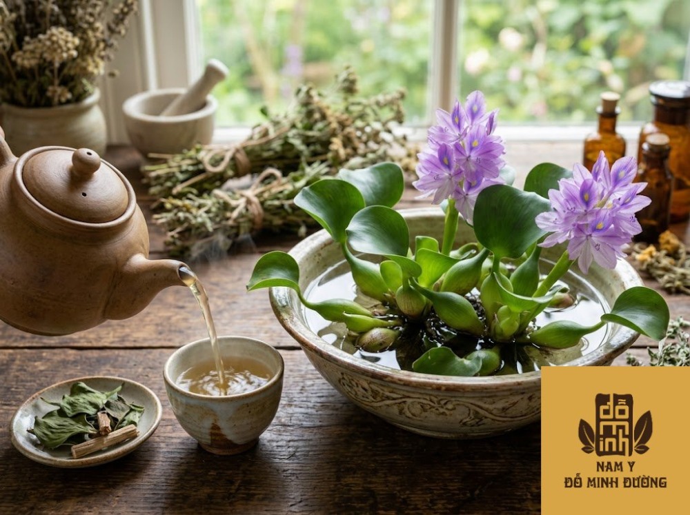 nước cây lục bình trị mất ngủ