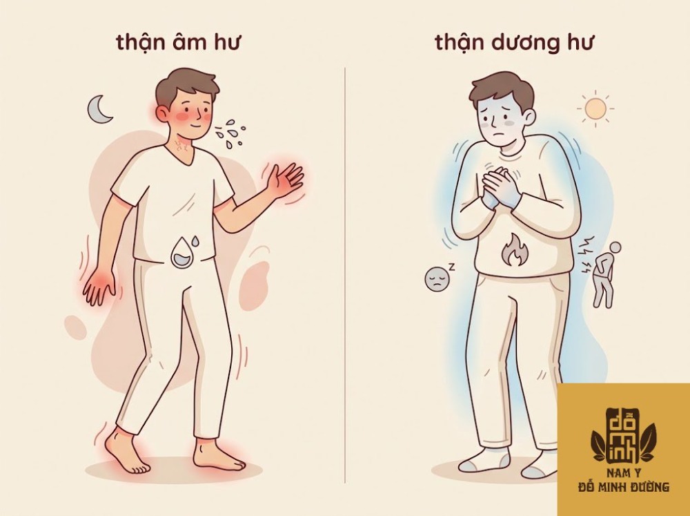 thận âm hư vs thận dương hư – nhận biết đơn giản